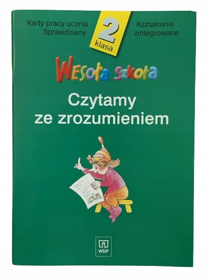 Okładka: Sprawdziany TESTY KARTY PRACY NA CZYTANIE ze zrozumieniem klasa 2 WSIP