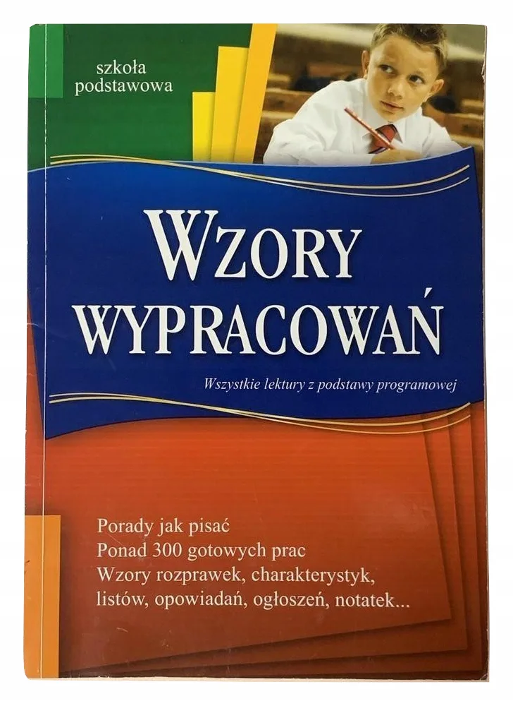 Okładka: WYPRACOWANIA KLASA 4 5 6 wzory SZKOŁA PODSTAWOWA