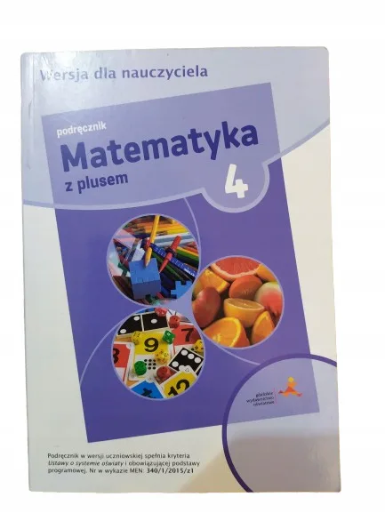 Okładka: Matematyka z plusem GWO KL. 4 książka nauczyciela