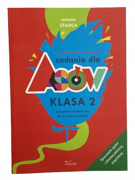 Okładka: klasa 2 karty pracy ćwiczenia język polski
