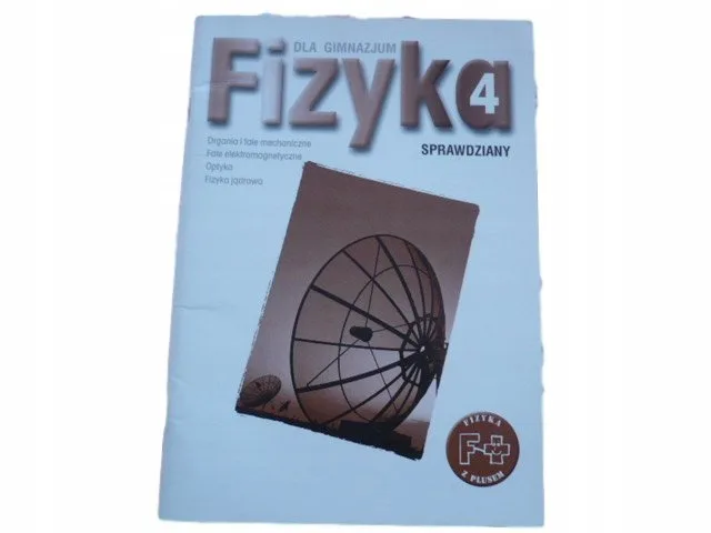 Okładka: FIZYKA z plusem 4 SPRAWDZIANY testy oryginał 8