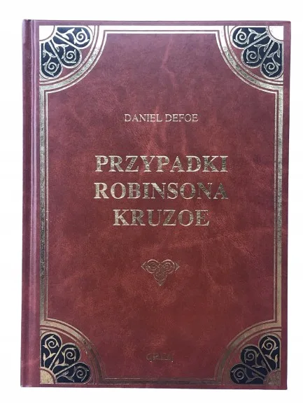 Okładka: Przypadki Robinsona Kruzoe skóra z opracowaniem