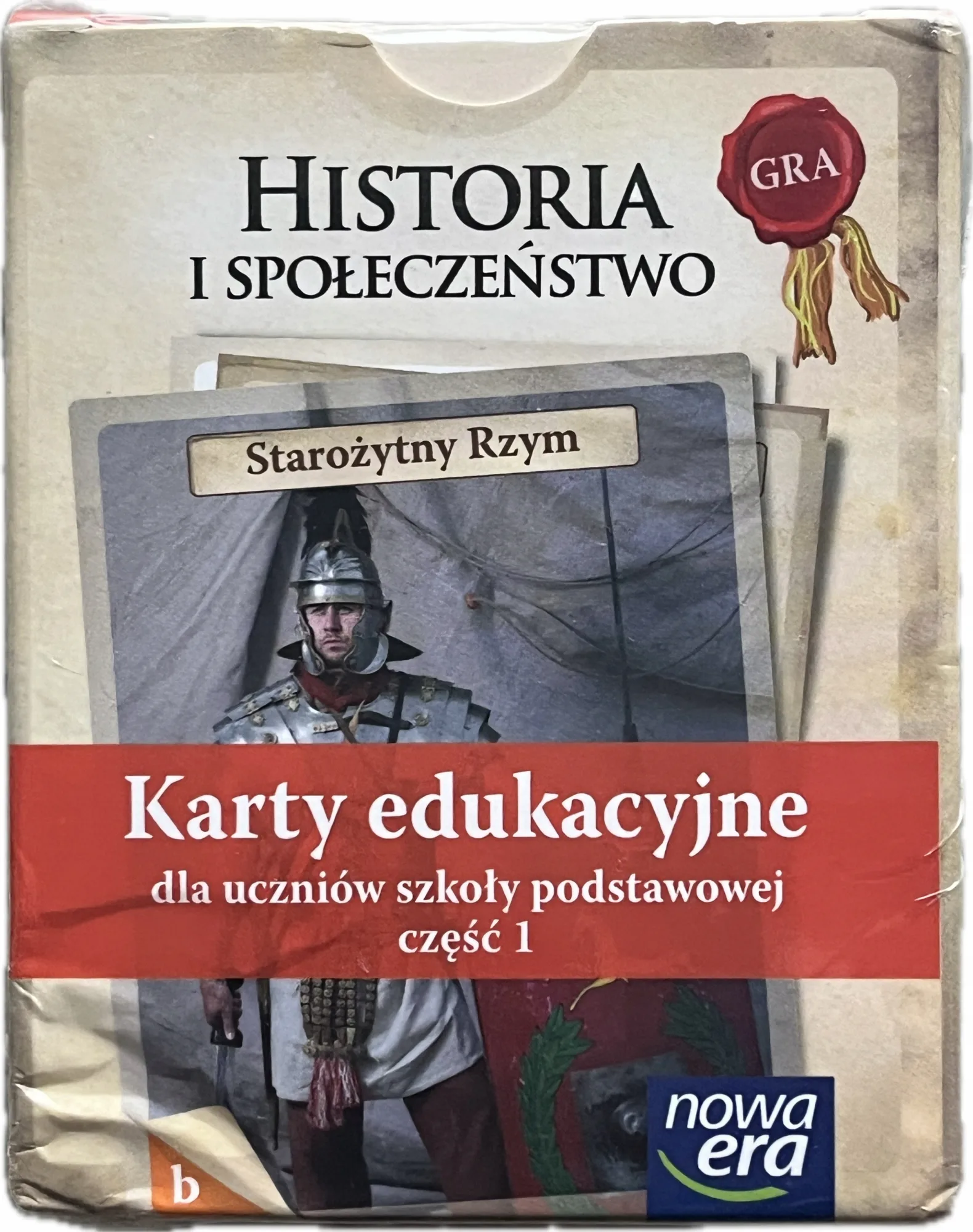 Okładka: WCZORAJ I DZIŚ klasa 4 karty edukacyjne NOWA ERA