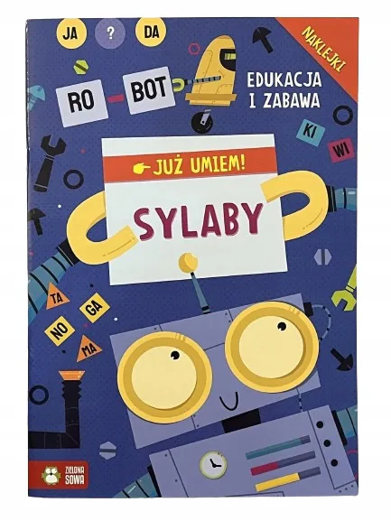 Okładka: SYLABY nauka sylabowania 5 6 LAT Z NAKLEJKAMI Edukacja i zabawa