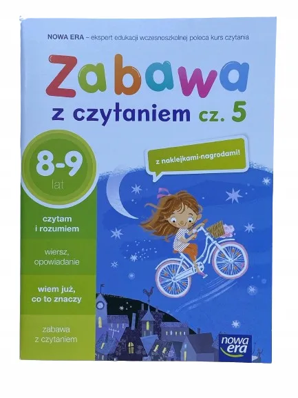 Okładka: Nauka czytania elementarz klasa 2 3 NOWA ERA 8 9 LAT część 5
