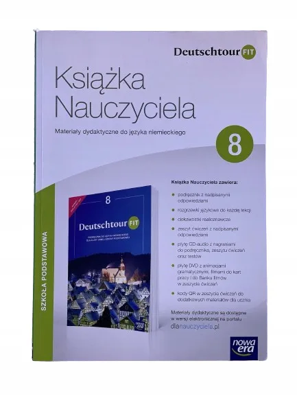 Okładka: Deutschtour fit klasa 8 ksiązka nauczyciela poradnik
