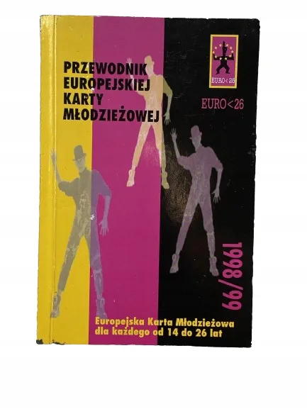 Okładka: Przewodnik europejskiej karty młodzieżowej 1998/99