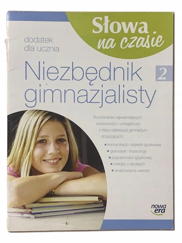 Okładka: NIEZBĘDNIK gimnazjalisty język polski klasa 2 gim