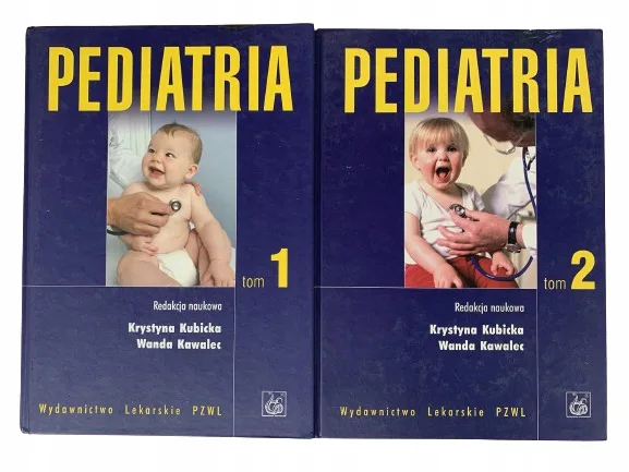 Okładka: Pediatria Tom 1 2 Wanda Kawalec Krystyna Kubicka