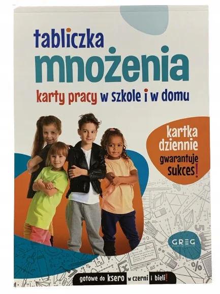 Okładka: Tabliczka mnożenia ćwiczenia zadania karty pracy