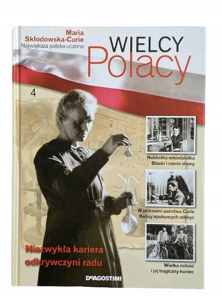 Okładka: WIELCY POLACY Maria Skłodowska - Curie A4
