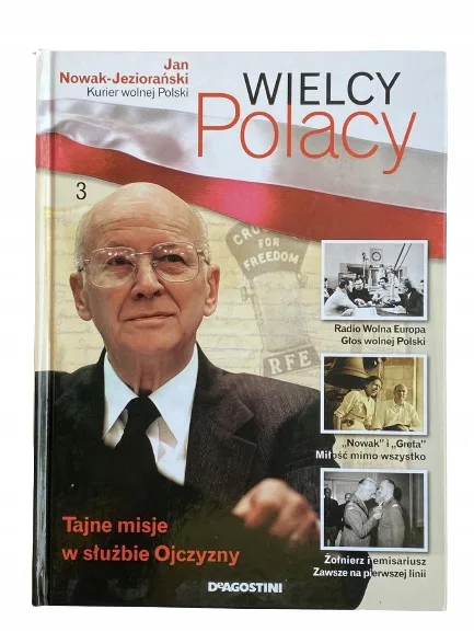Okładka: WIELCY POLACY JAN NOWAK - JEZIORAŃSKI album zdjęcia A4