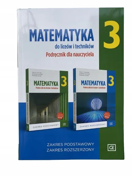 Okładka: Matematyka KLASA 3 PAZDRO KSIĄŻKA NAUCZYCIELA OE BDB