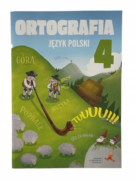 Okładka: ortografia klasa 4 ćwiczenia zeszyt ćwiczeń GWO