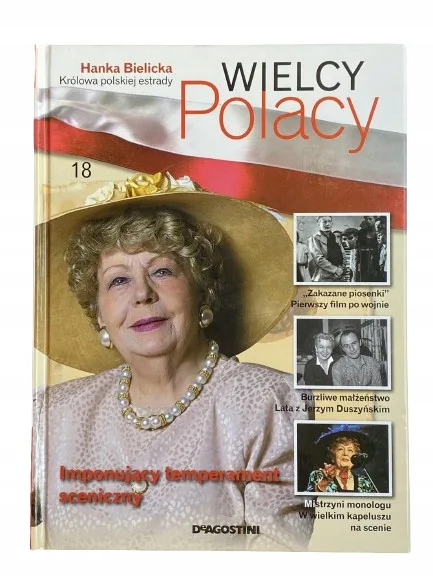 Okładka: WIELCY POLACY Hanna Bielicka królowa estrady A4