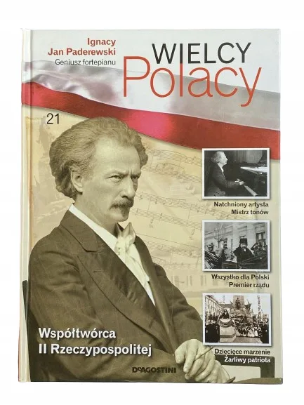 Okładka: WIELCY POLACY Ignacy Jan Paderewski A4