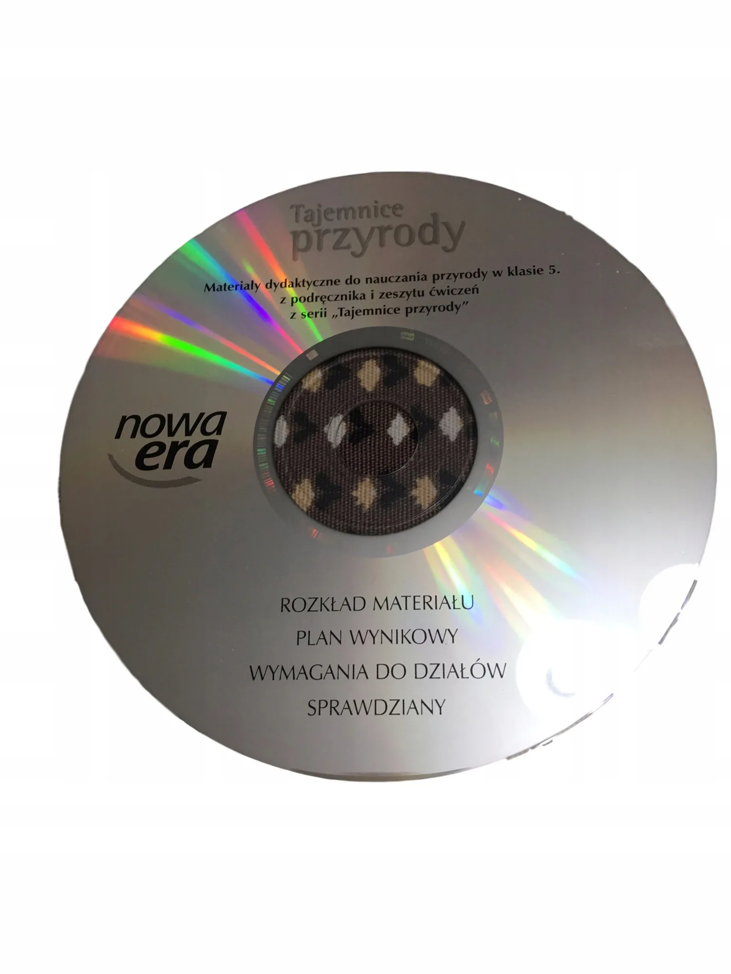 Okładka: TAJEMNICE PRZYRODY 5 SPRAWDZIANY testy płyta ksiązka nauczyciela na cd