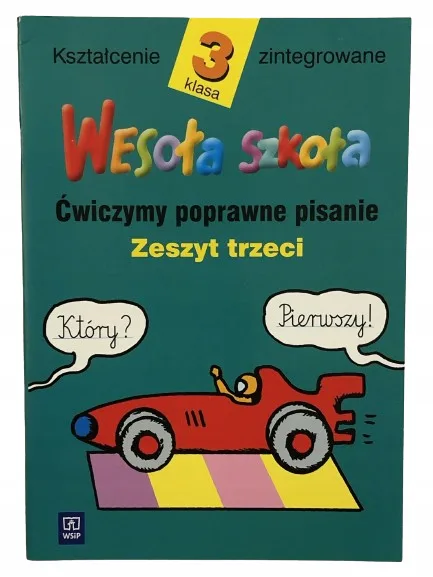 Okładka: Ortografia klasa 3 karty pracy ćwiczenia WSIP