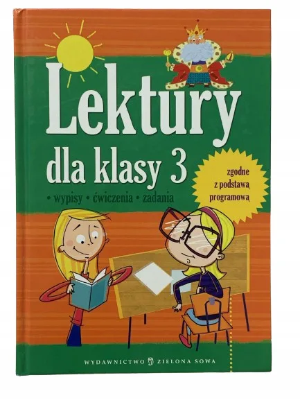 Okładka: LEKTURY klasa 3 + ćwiczenia zadania karty pracy