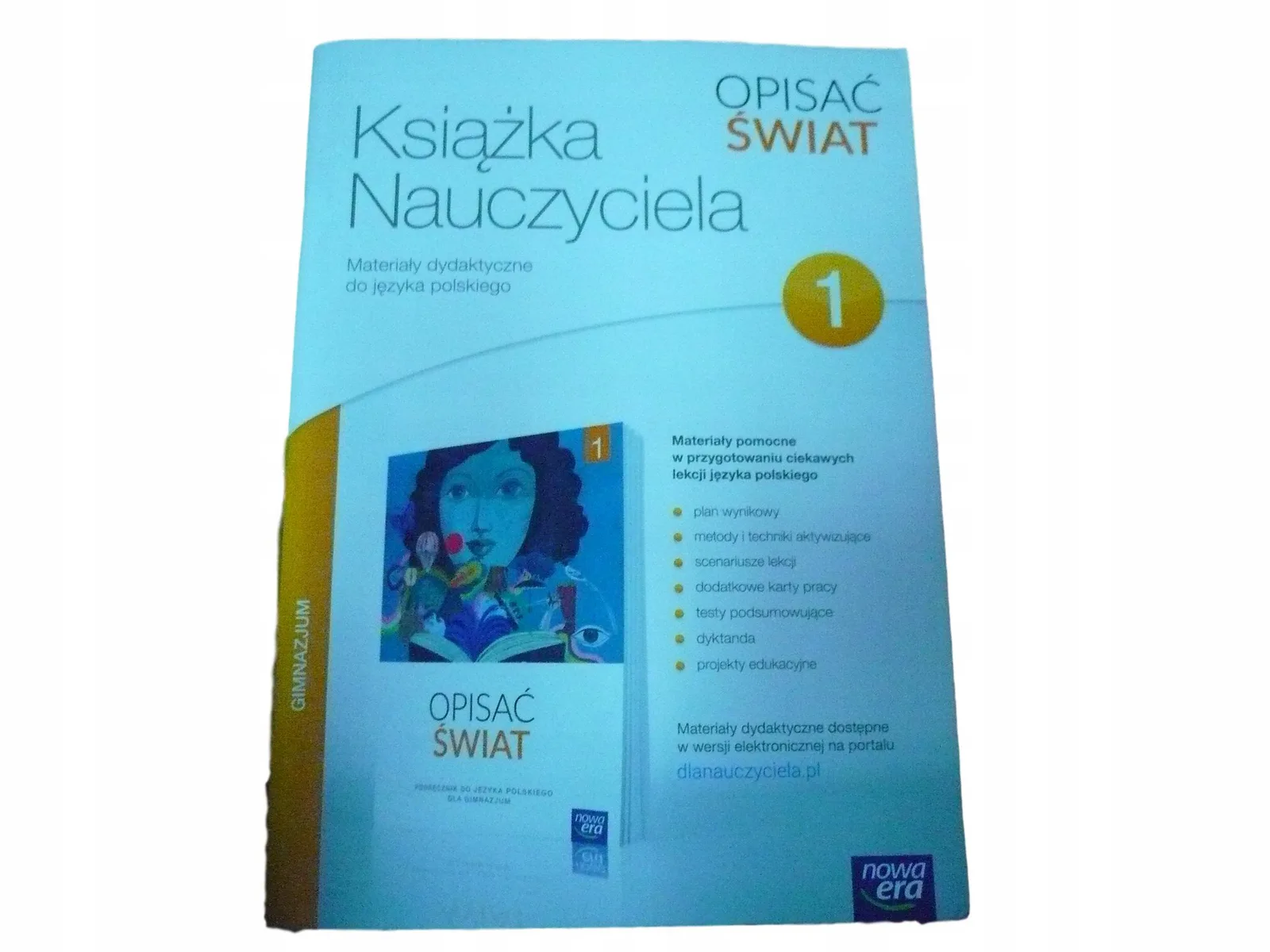 Okładka: JĘZYK POLSKI KL. 1 ksiązka nauczyciela NOWA ERA 7