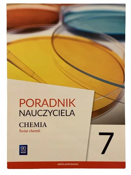 Okładka: świat chemii KLASA 7 książka poradnik nauczyciela