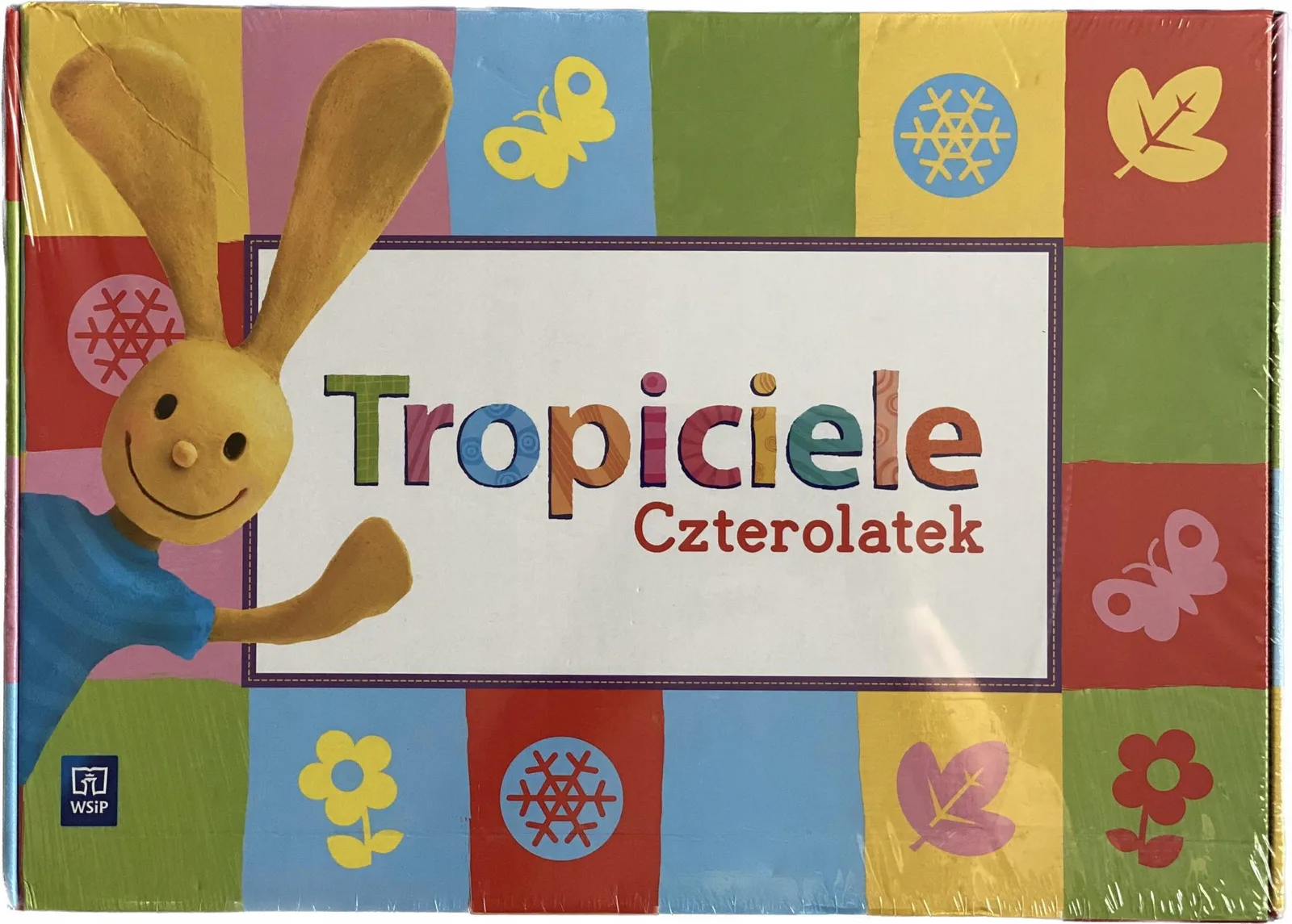 Okładka: Czterolatki TROPICIELE 4 lata PAKIET KOMPLET karty pracy wyprawka BOX
