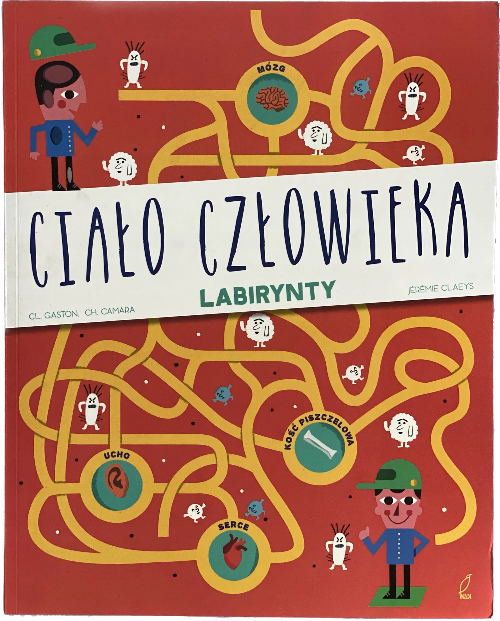 Okładka: książeczka edukacyjna karty pracy CIAŁO CZŁOWIEKA