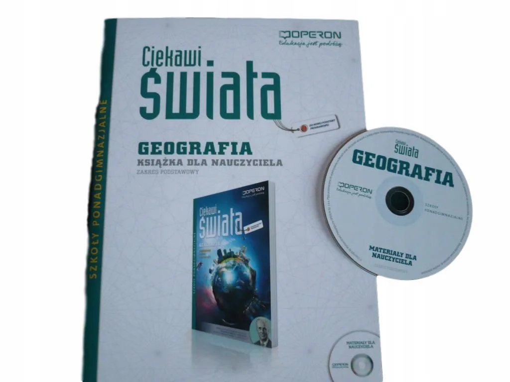 Okładka: GEOGRAFIA OPERON sprawdziany cd klasa 1 LO TESTY
