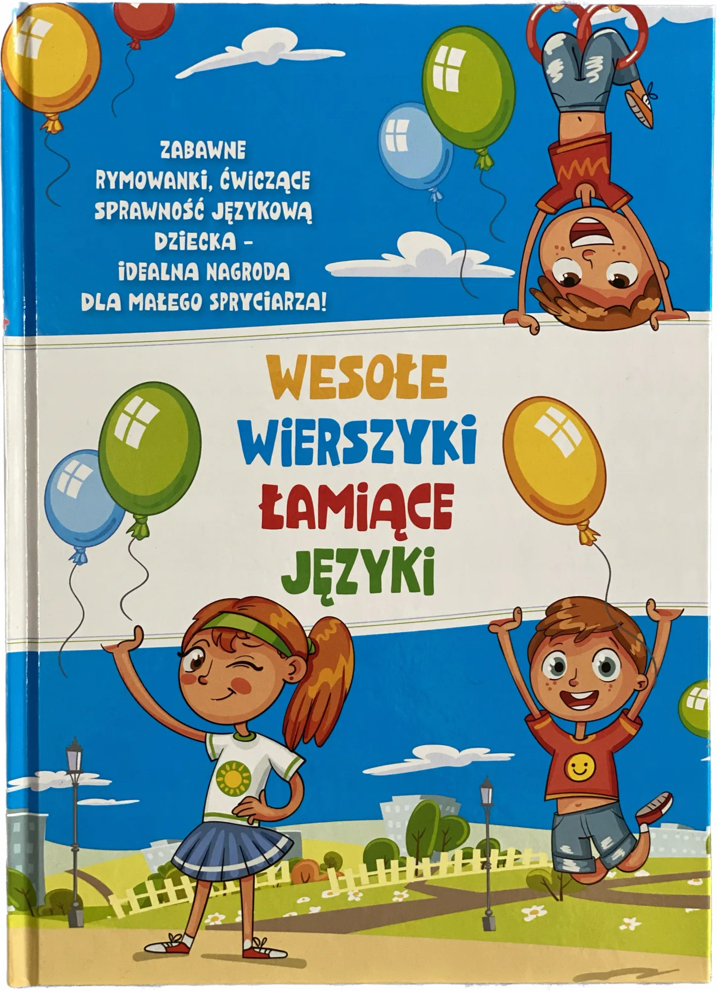 Okładka: WIERSZYKI LOGOPEDYCZNE DLA DZIECI nauka wymowy