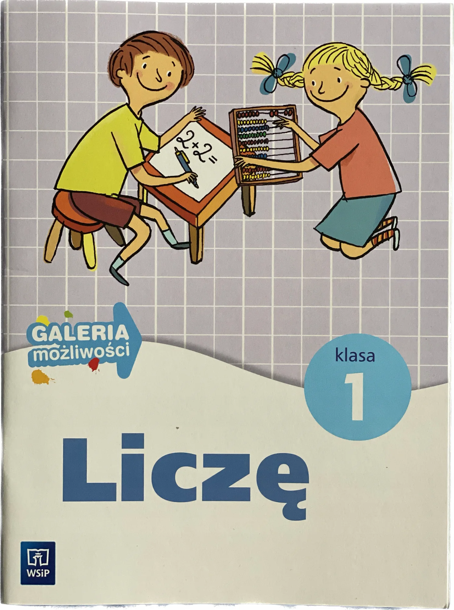 Okładka: zeszyt ćwiczeń matematyka klasa 1 ćwiczenia 7+