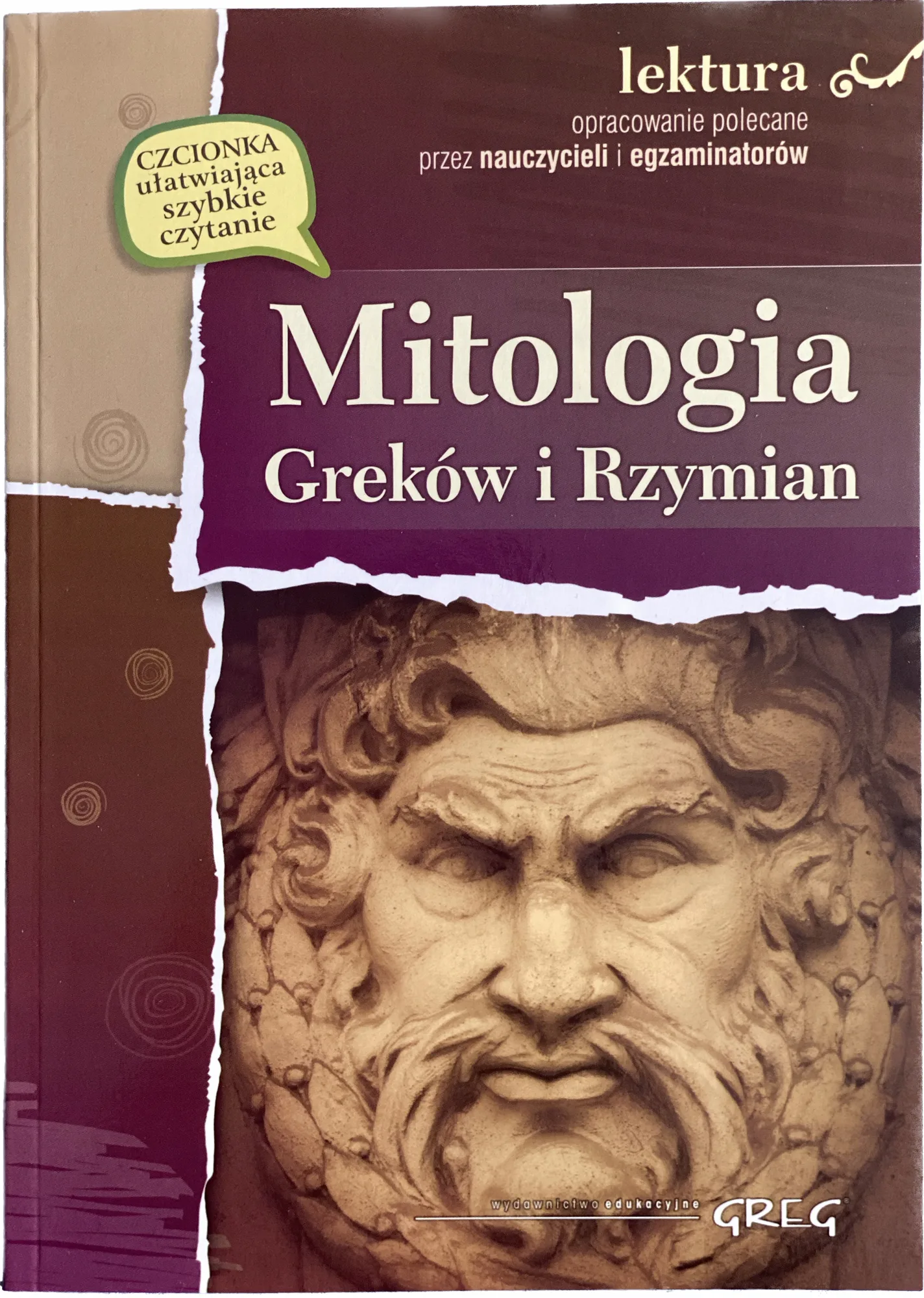 Okładka: Mitologia GREKÓW i RZYMIAN lektura z opracowaniem