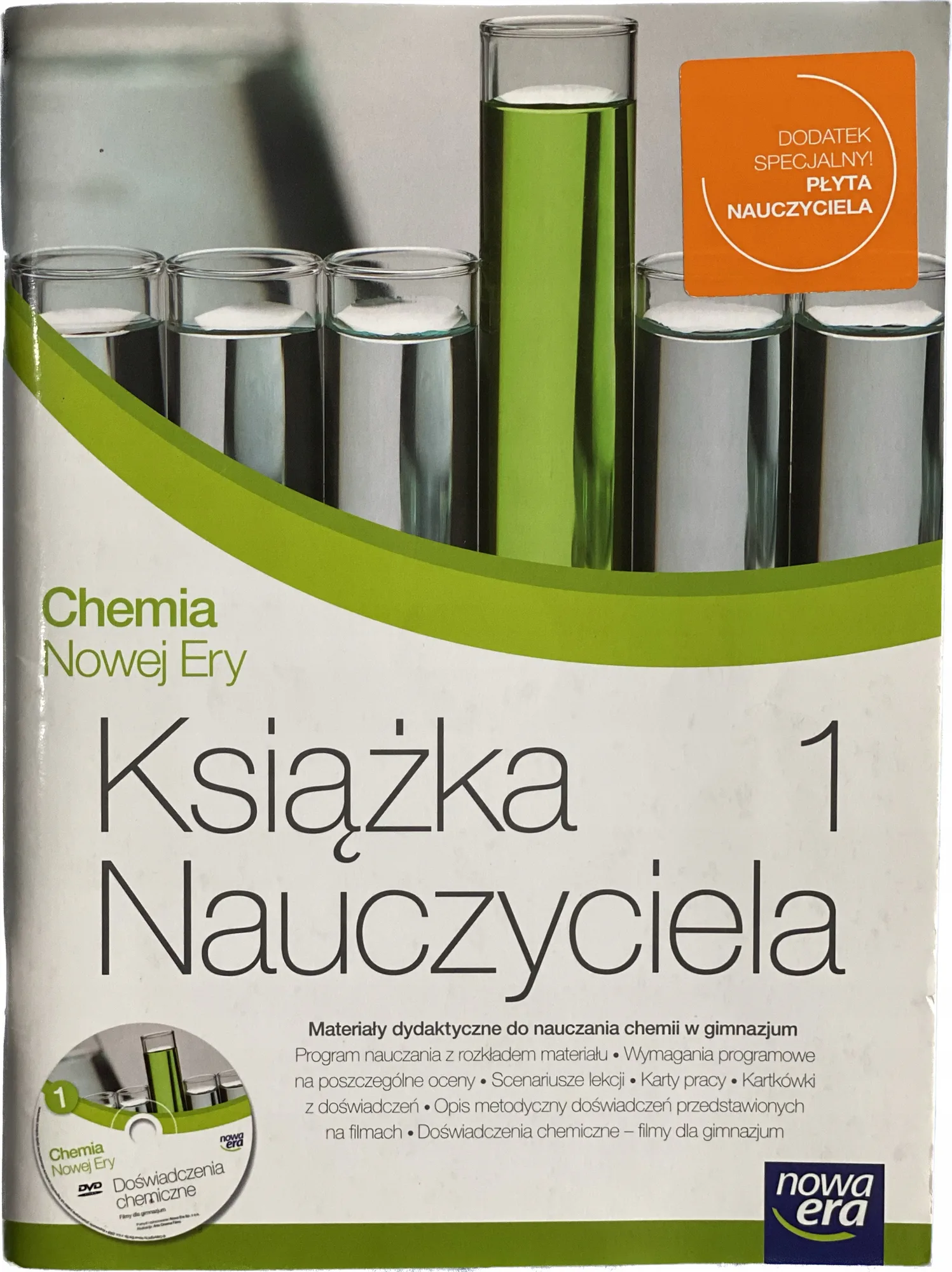Okładka: CHEMIA NOWEJ ERY 1 gim książka nauczyciela 7