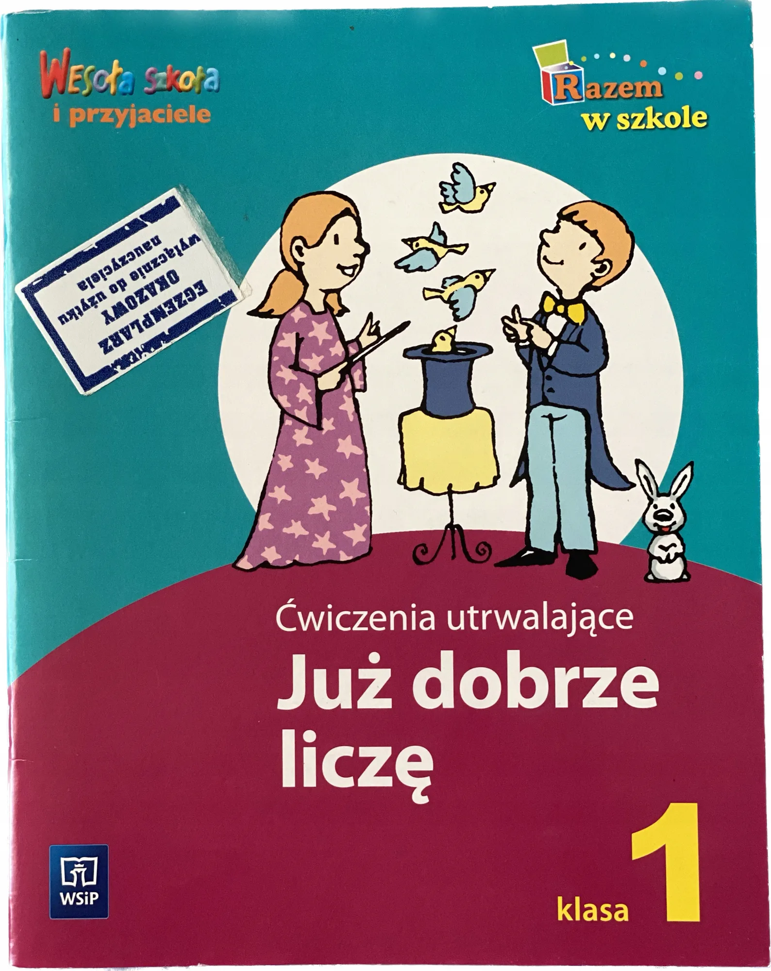 Okładka: zeszyt ćwiczeń matematyka klasa 1 ćwiczenia 7+