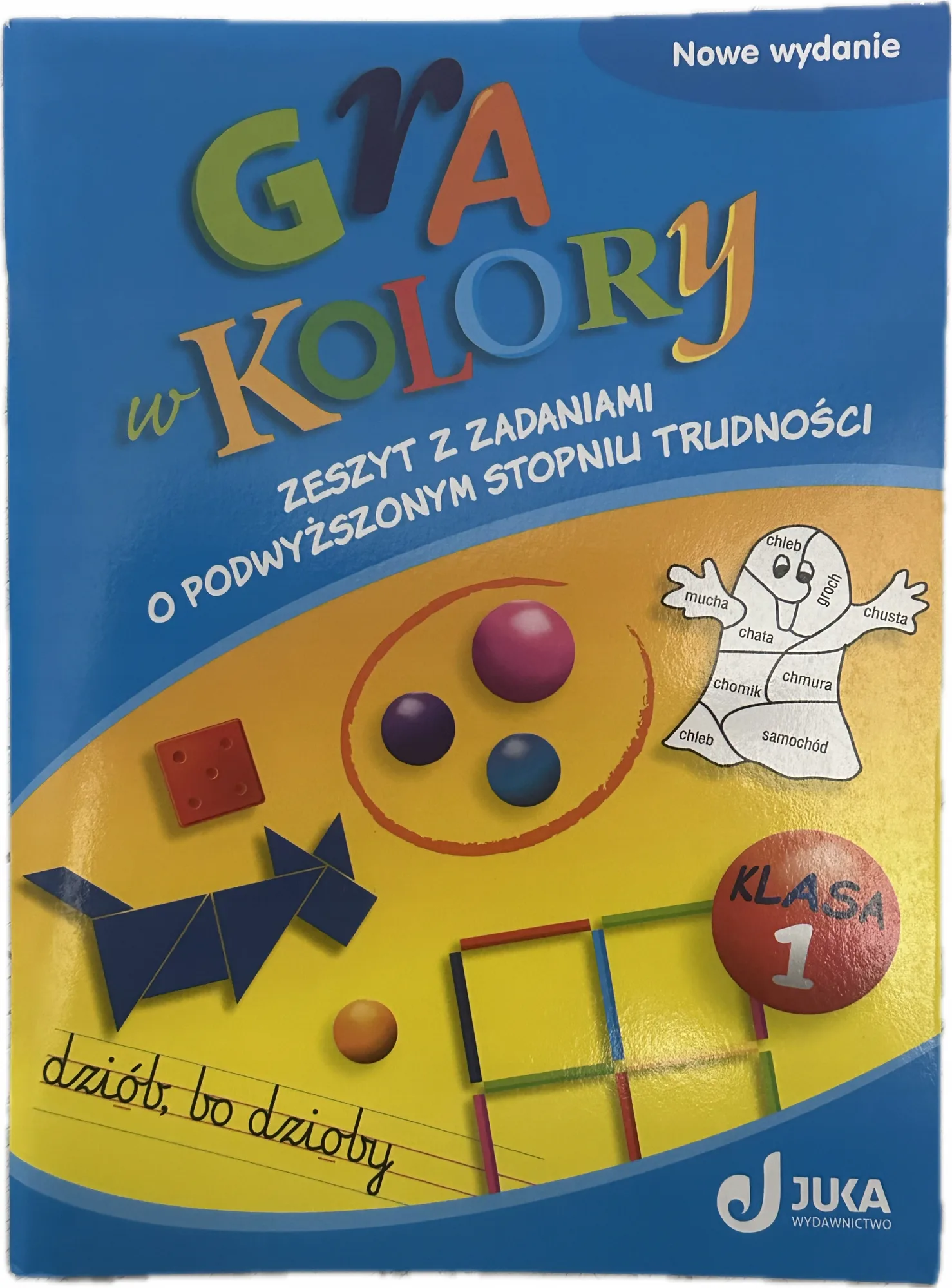 Okładka: MAC JUKA zbiór zadań matematyka klasa 1 zadania dla asa dzieci uzdolnionych