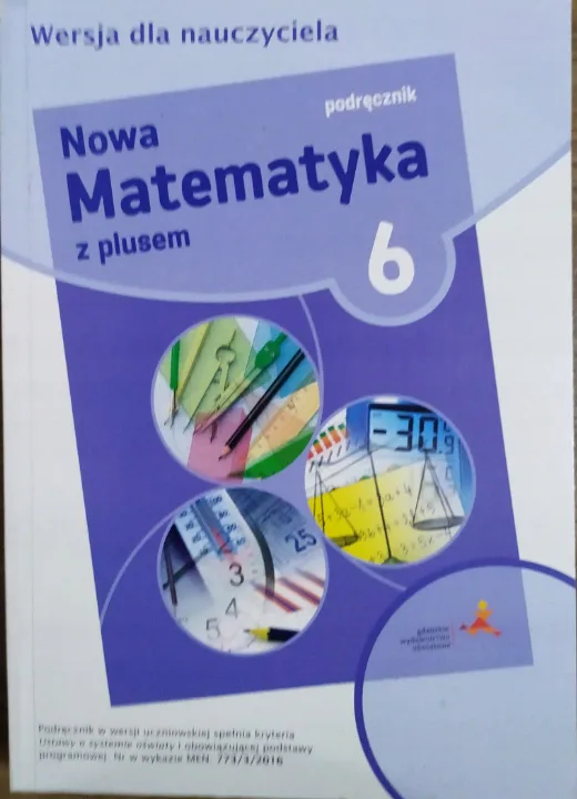 Okładka: Matematyka z plusem GWO KLasa 6 książka nauczyciela