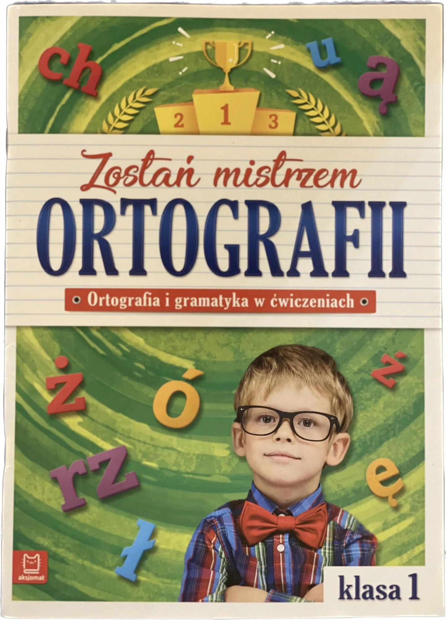 Okładka: Sprawdziany karty pracy ortografia gramatyka klasa 1 A4 zostań mistrzem