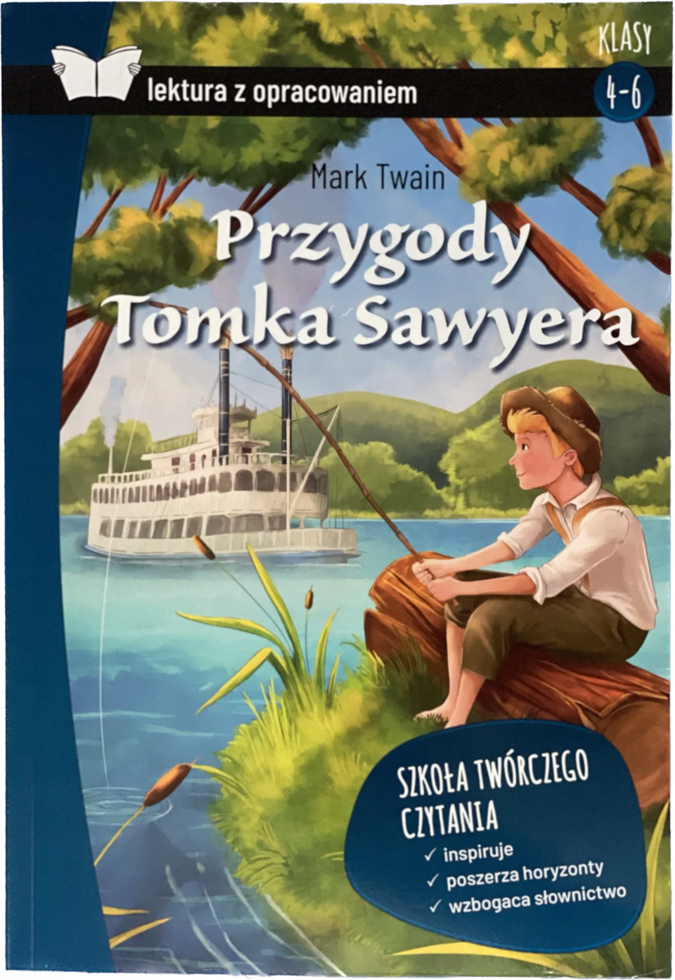 Okładka: Przygody Tomka Sawyera lektura Z OPRACOWANIEM