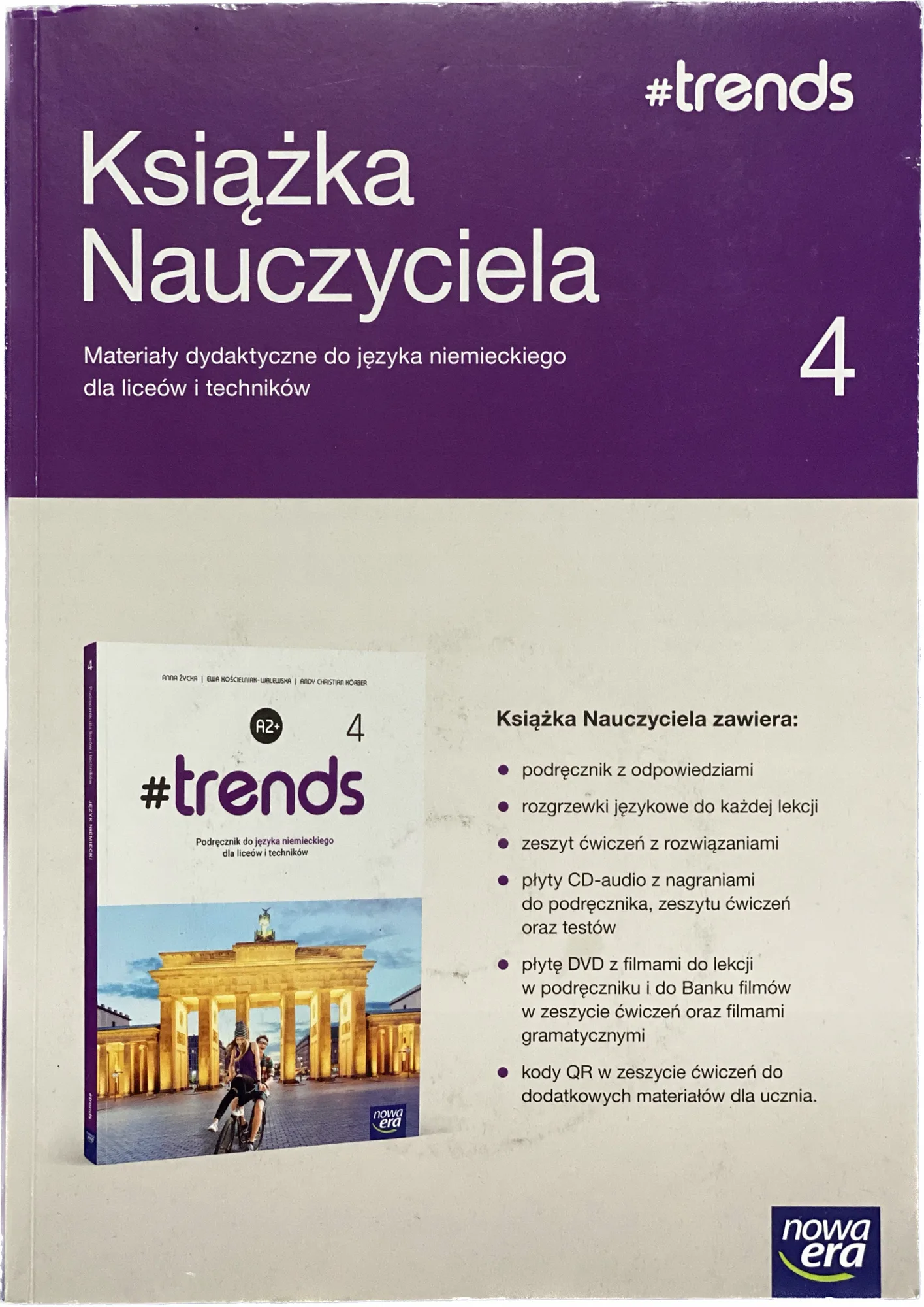 Okładka: TRENDS 4 ksiązka nauczyciela 2 cd 1 dvd KOMPLET