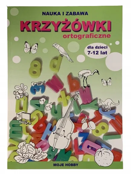 Okładka: Ortografia klasa 1 2 3 4 5 krzyzówki ćwiczenia