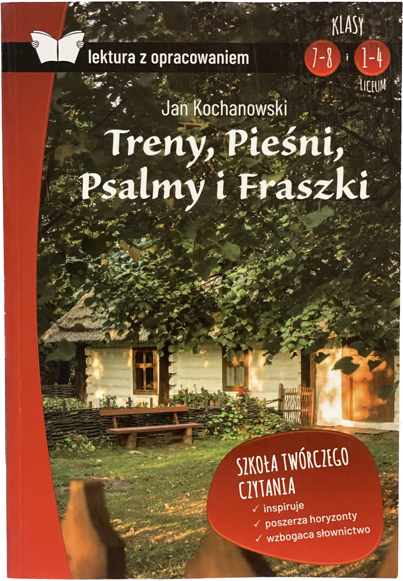 Okładka: Fraszki , pieśni , treny lektura z opracowaniem