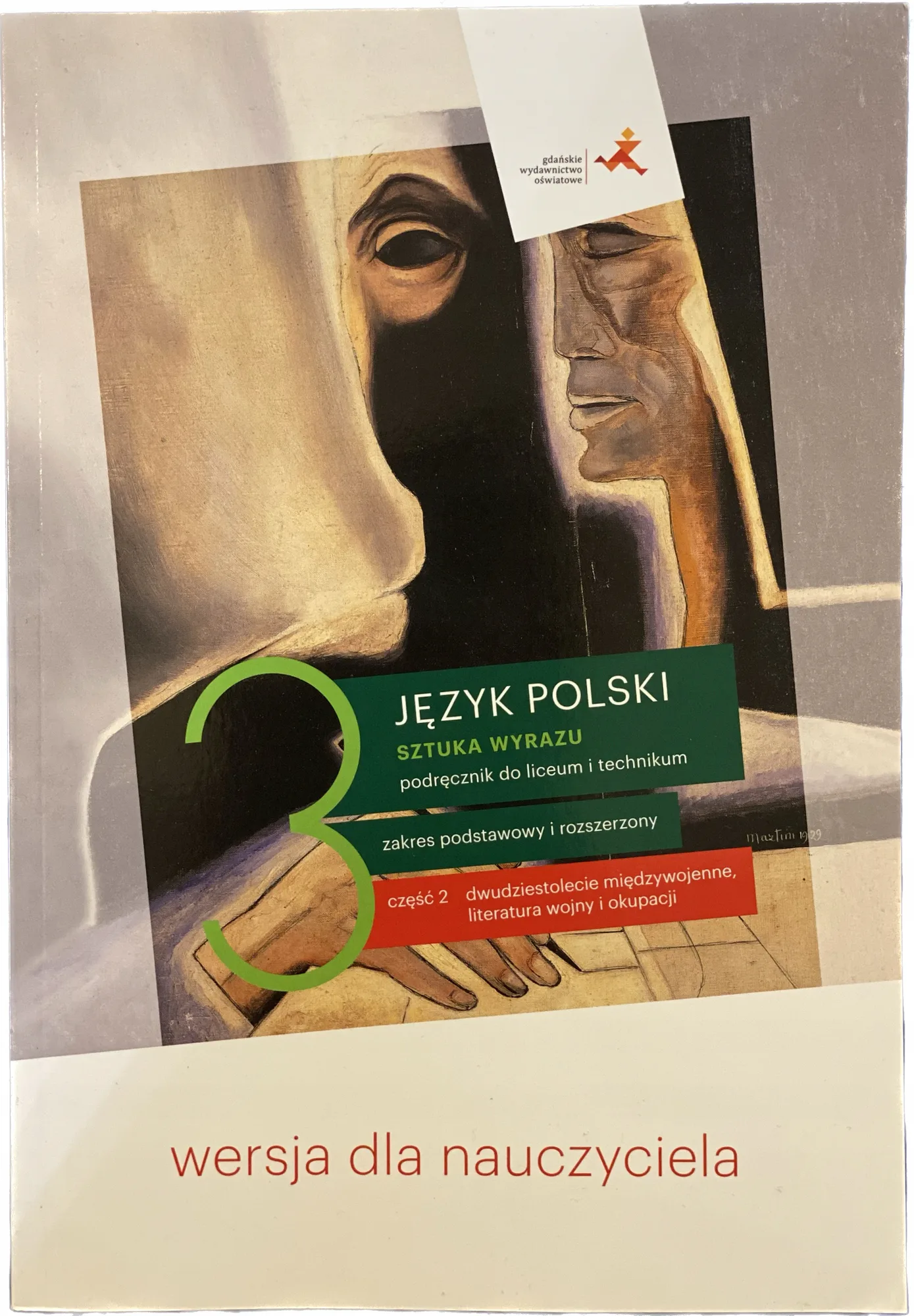 Okładka: Sztuka wyrazu klasa 3 cz.2 ksiązka poradnik nauczyciela język polski GWO