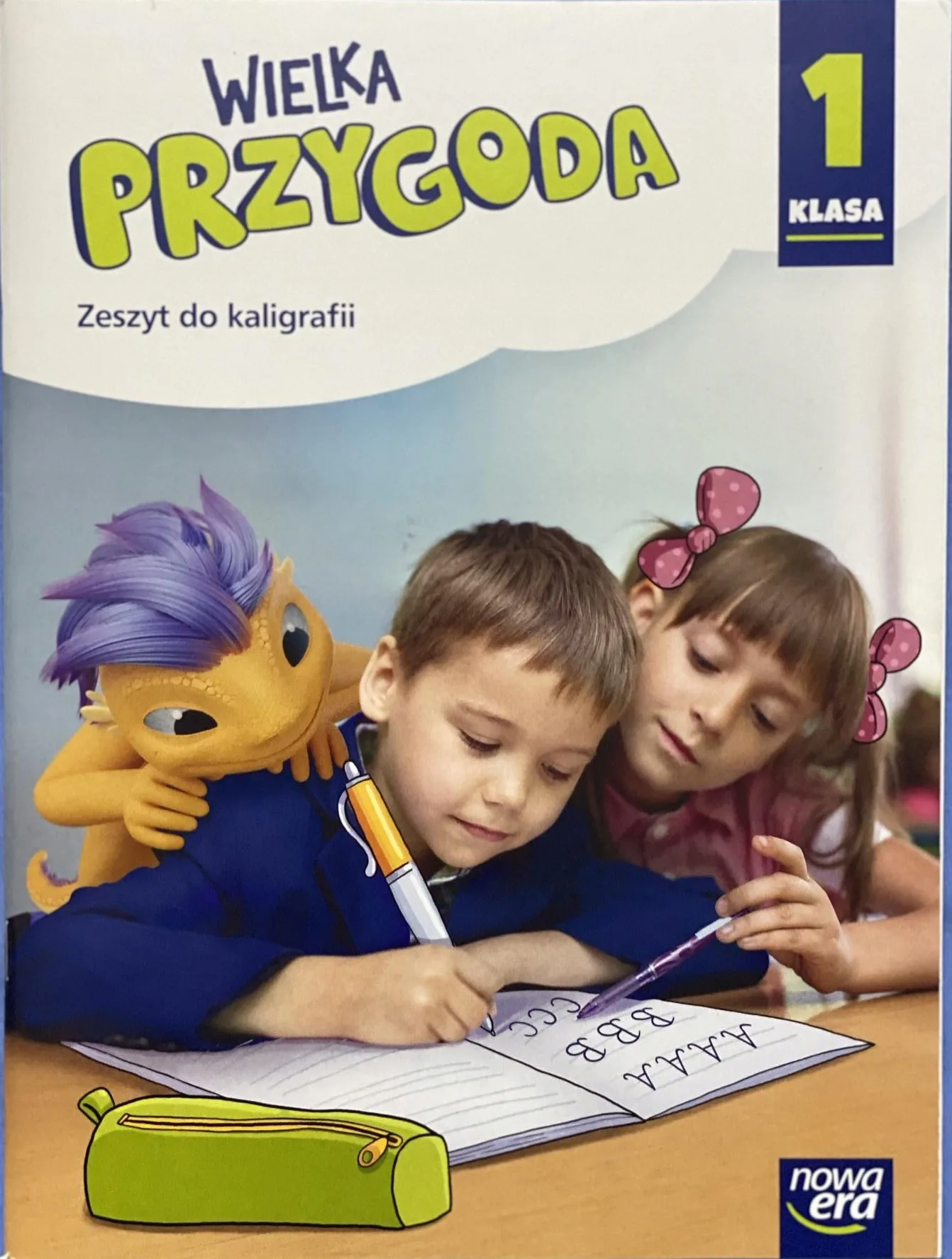 Okładka: Wielka przygoda klasa 1 zeszyt do kaligrafii NOWA ERA