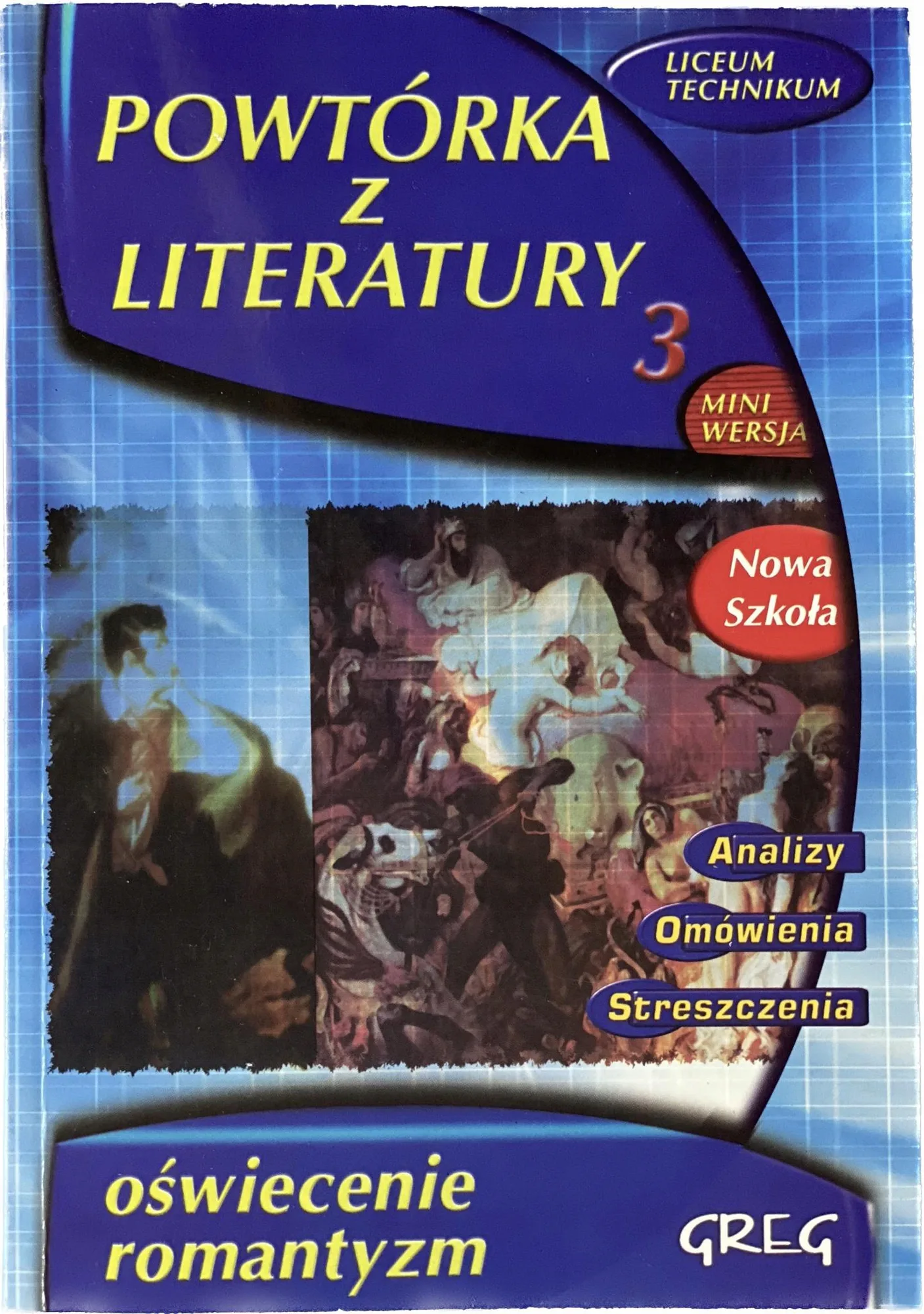 Okładka: Powtórka z literatury Oświecenie Romantyzm