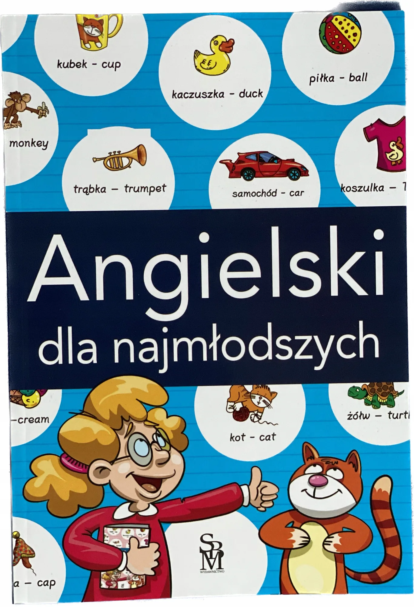 Okładka: język angielski DLA MALUCHÓW słowniczek obrazkowy słówka