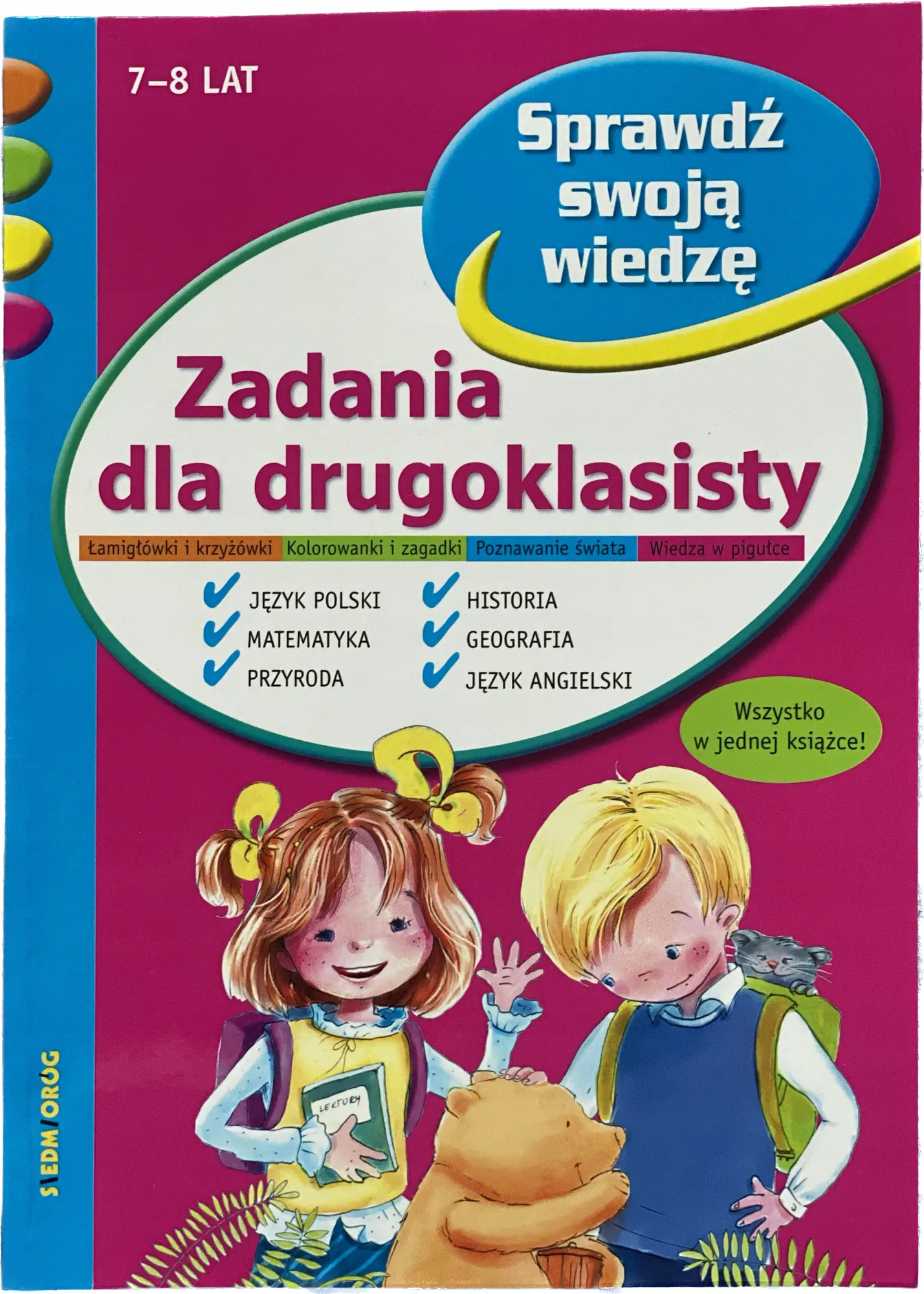 Okładka: Matematyka polski ćwiczenia zadania DLA DRUGOKLASISTY karty pracy KLASA 2