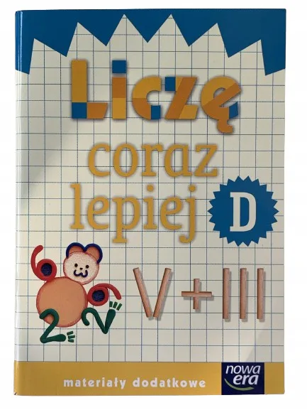 Okładka: NAUKA liczenia KLASA 2 3 matematyka ćwiczenia NE Liczę coraz lepiej D