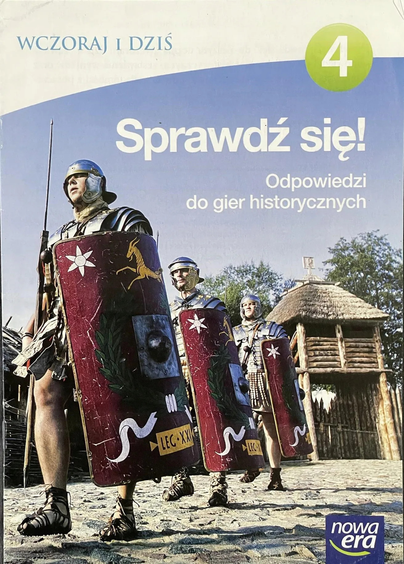 Okładka: WCZORAJ I DZIŚ 4 Sprawdź się odpowiedzi do gier