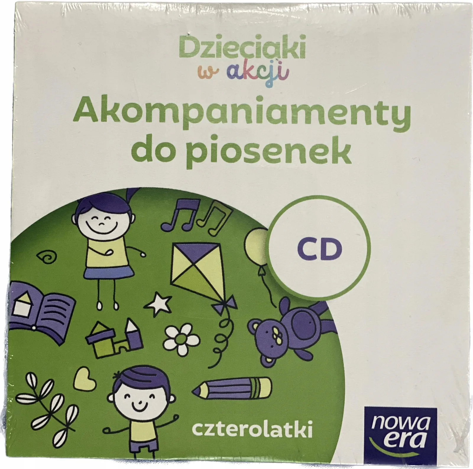Okładka: Czterolatki Dzieciaki w akcji akompaniamenty cd FOLIA
