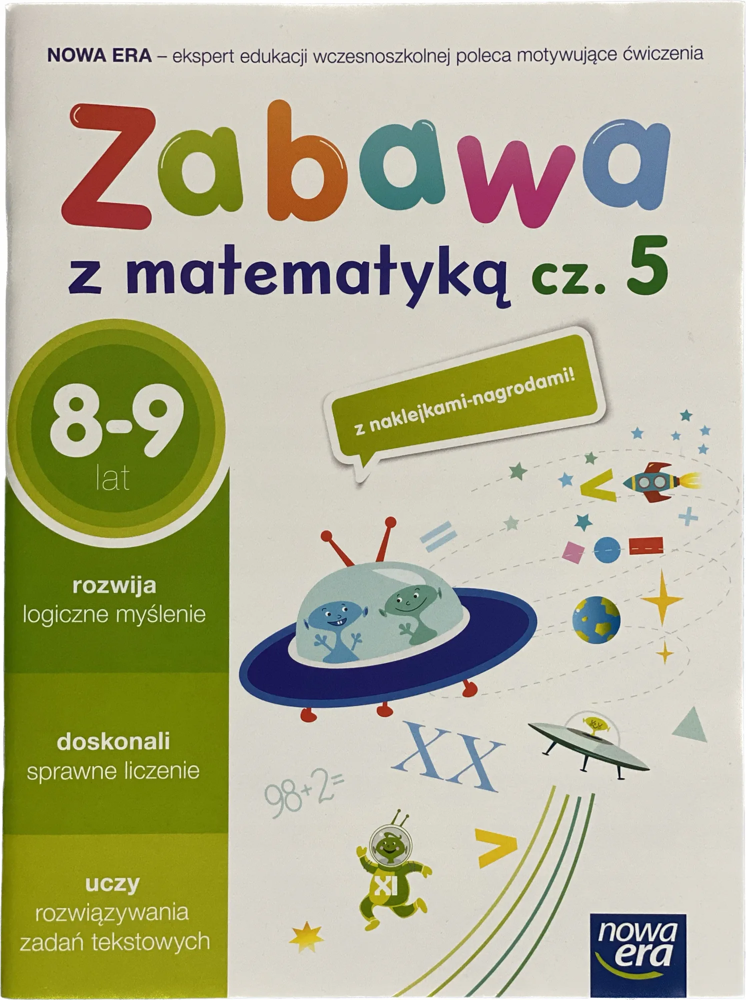 Okładka: matematyka klasa 2 3 ćwiczenia zadania karty pracy matematyczne 8 9 lat