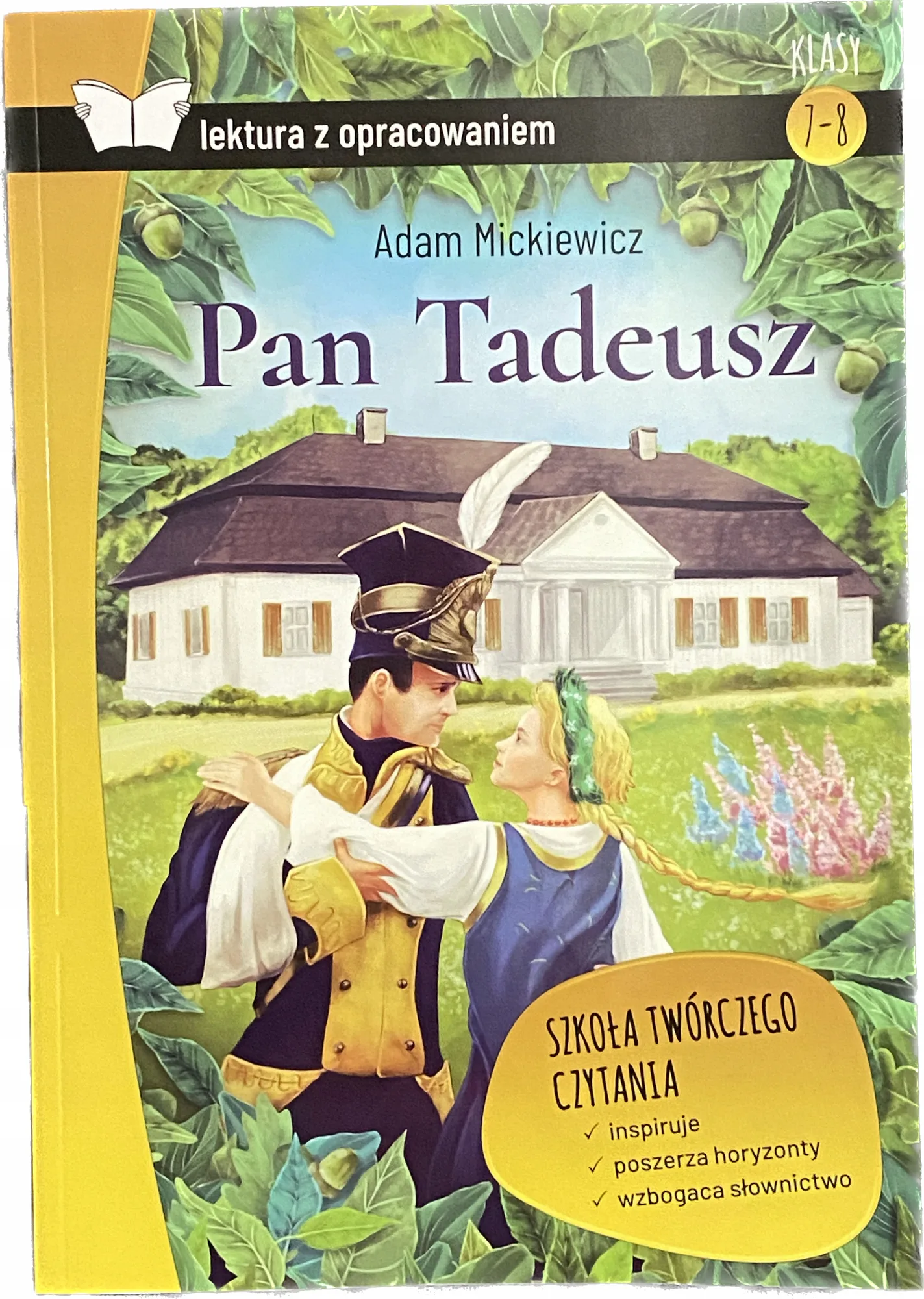 Okładka: PAN TADEUSZ Mickiewicz LEKTURA Z OPRACOWANIEM